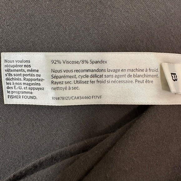 Eileen Fisher Womens Midi Dress M Stretch Viscose Jersey Knit Capsule Taupe Wear - Picture 8 of 11